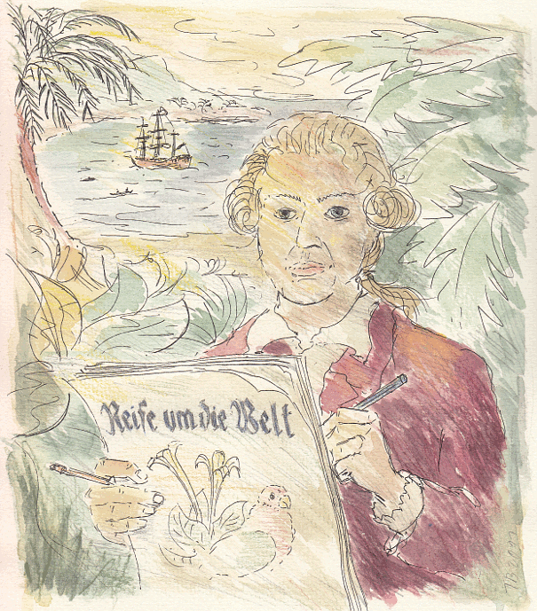 Georg Forster nahm an der 2.Expedition von James Cook teil. Georg Forster nahm an der 2.Expedition von James Cook teil.